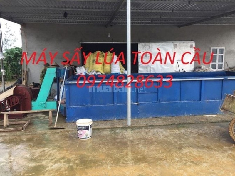 Máy sấy lúa chạy mưa - Giải pháp mùa thu hoạch cho nông dân miền Bắc