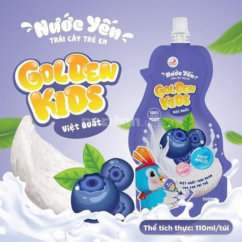 Tuyển đại lý nước yến trái cây Golden kids 230mg cho bé Tuyển đại lý nước yến trái cây Golden kids 230mg cho bé