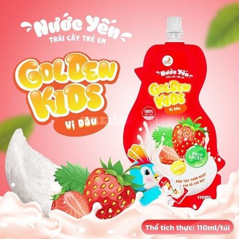 Tuyển đại lý nước yến trái cây Golden kids 230mg cho bé