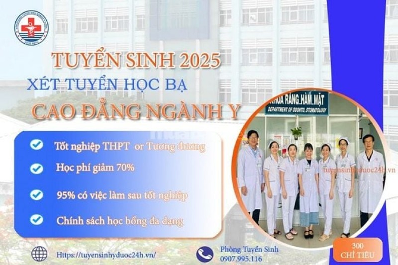 Tuyển sinh ngành Y sĩ Răng Hàm Mặt - Xét học bạ THPT năm 2025